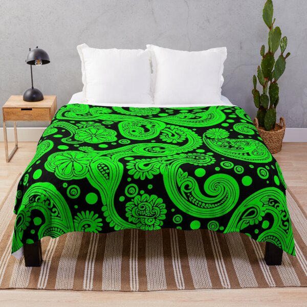 Item preview, Paisley Flower Pattern Green designed and sold by UZRWRLD .
