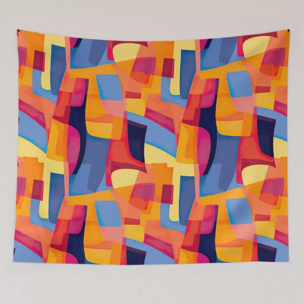 Item preview, Vibrant Abstract Art - Dynamic Colorful Design designed and sold by baheeya.