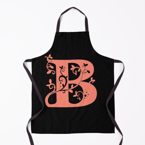 Item preview, Red Capital Letter B With Vines V3 designed and sold by Victoria Lehnard.