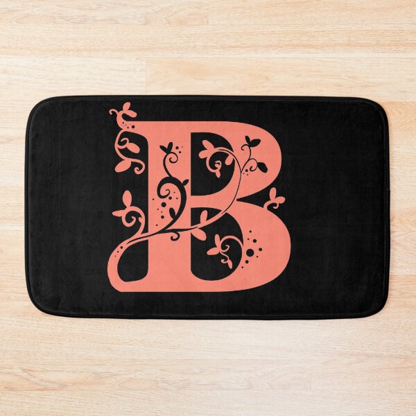 Item preview, Red Capital Letter B With Vines V3 designed and sold by Victoria Lehnard.