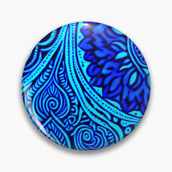 Item preview, Fower pattern Blue designed and sold by UZRWRLD .