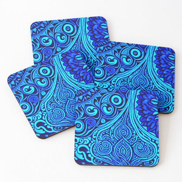 Item preview, Fower pattern Blue designed and sold by UZRWRLD .