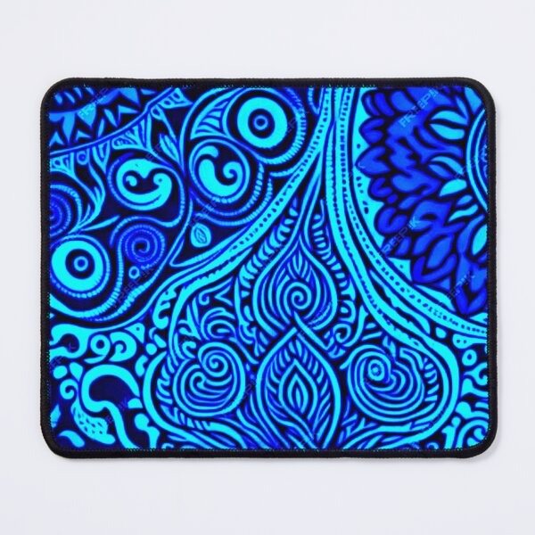 Item preview, Fower pattern Blue designed and sold by UZRWRLD .