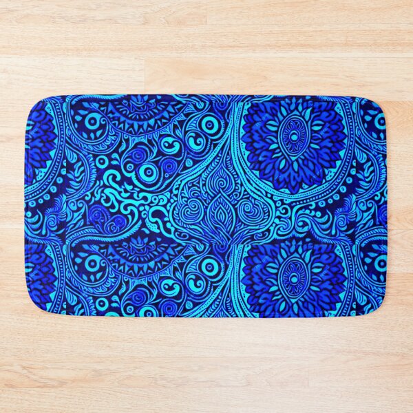 Item preview, Fower pattern Blue designed and sold by UZRWRLD .
