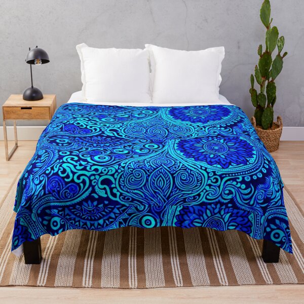 Item preview, Fower pattern Blue designed and sold by UZRWRLD .