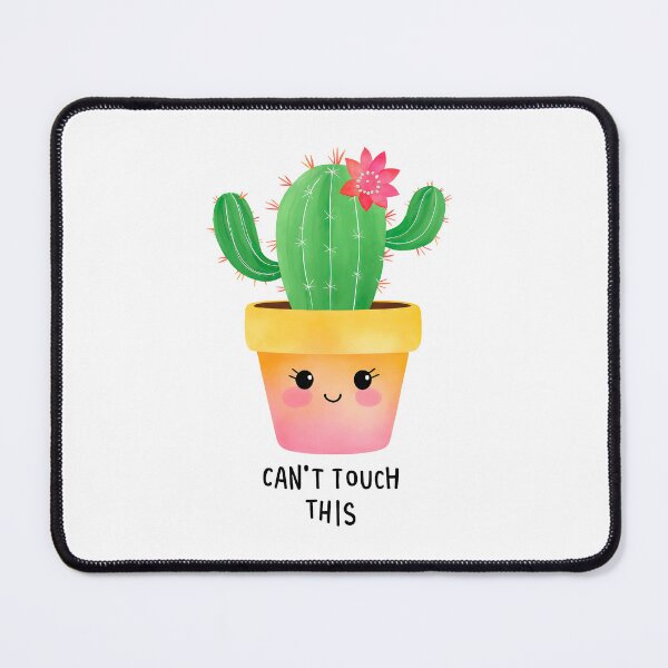 Item preview, 'Can't Touch This' Cute Cactus Plant Lovers Gardening Design, Gift Idea designed and sold by RootedAvenueCo.