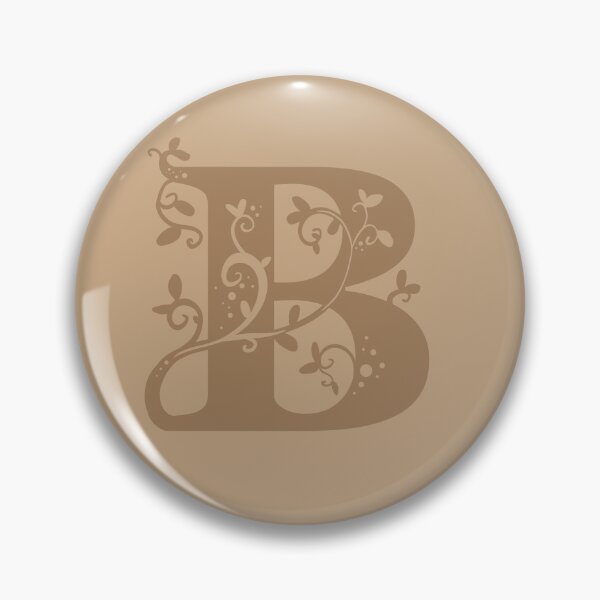 Item preview, Brown Capital Letter B With Vines V2 designed and sold by Victoria Lehnard.