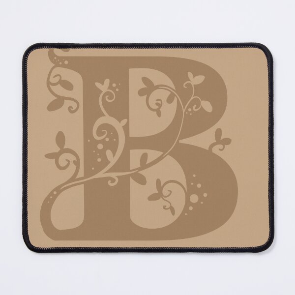 Item preview, Brown Capital Letter B With Vines V2 designed and sold by Victoria Lehnard.