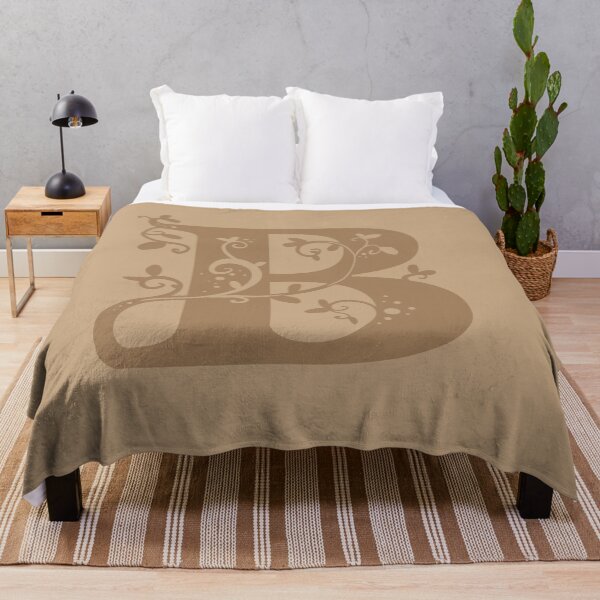 Item preview, Brown Capital Letter B With Vines V2 designed and sold by Victoria Lehnard.