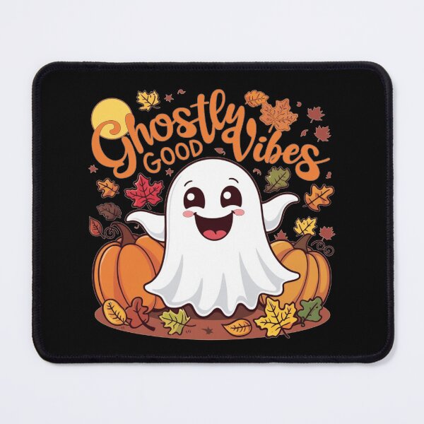 Item preview, Ghostly Good Vibes - Fall Halloween Ghost designed and sold by Kashear.