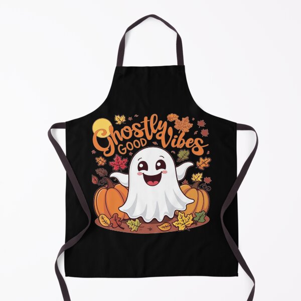 Item preview, Ghostly Good Vibes - Fall Halloween Ghost designed and sold by Kashear.