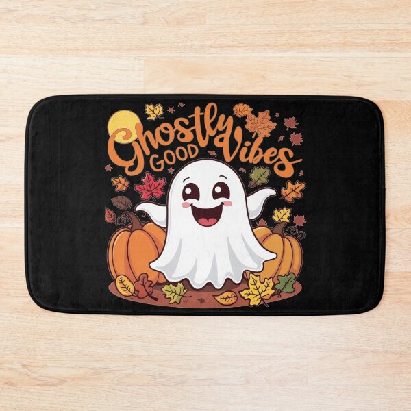 Item preview, Ghostly Good Vibes - Fall Halloween Ghost designed and sold by Kashear.