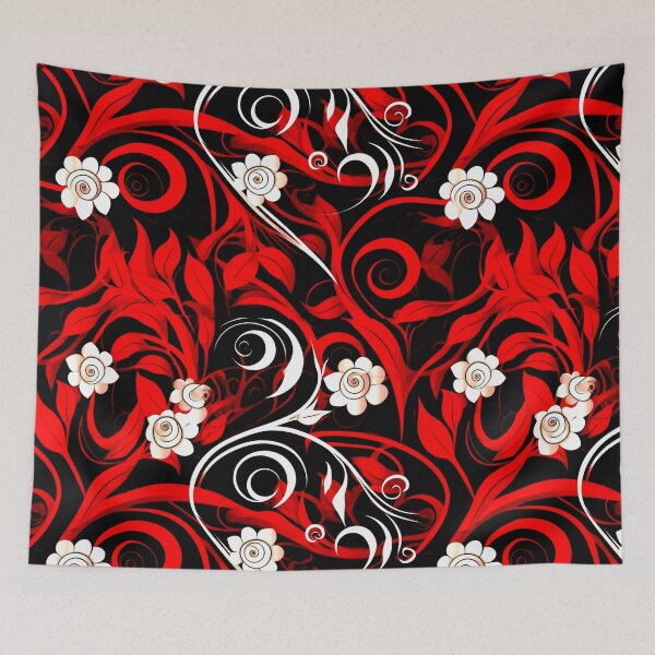 Item preview, Pattern Flower Red designed and sold by UZRWRLD .