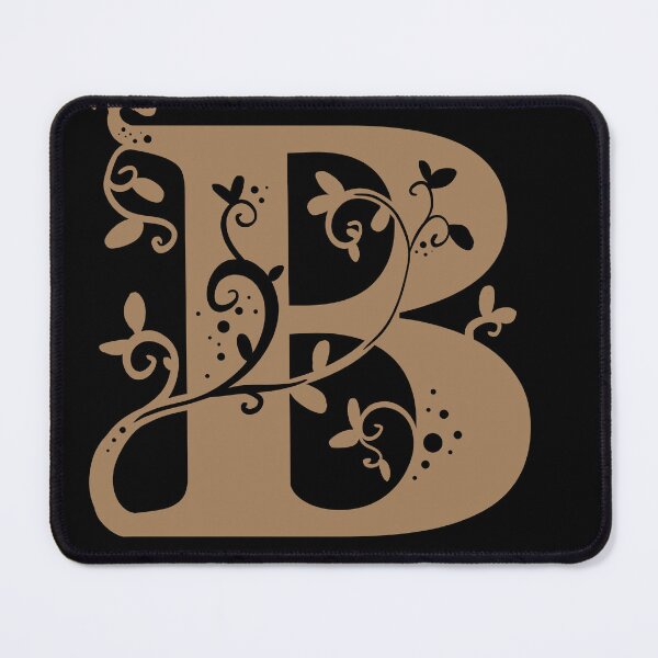 Item preview, Brown Capital Letter B With Vines V3 designed and sold by Victoria Lehnard.