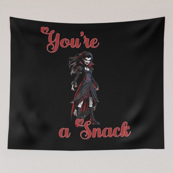 Item preview, Your a Snack -  Zina Has Gone Viral with her thirsty blood cravings this Halloween designed and sold by 3DAF.
