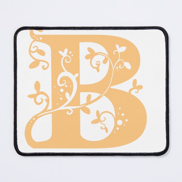 Item preview, Orange Capital Letter B With Vines designed and sold by Victoria Lehnard.