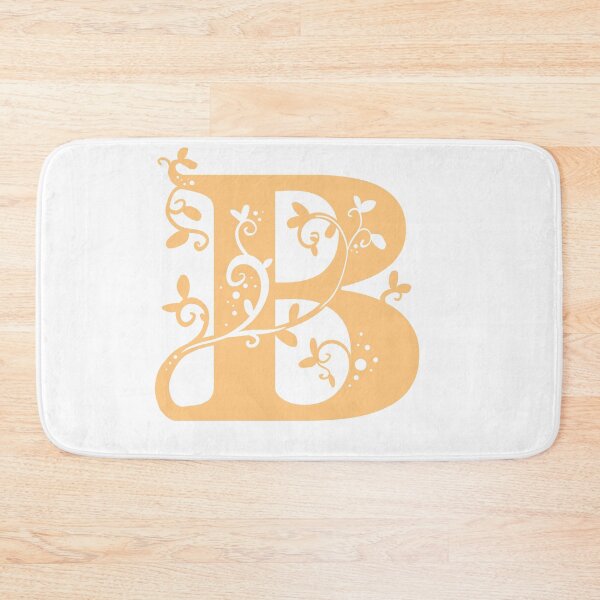 Item preview, Orange Capital Letter B With Vines designed and sold by Victoria Lehnard.