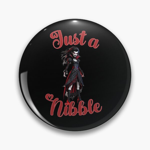 Item preview, Just a Nibble -  Zina Has Gone Viral with her thirsty blood cravings this Halloween designed and sold by 3DAF.