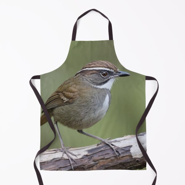 Item preview, White browned Scrubwren on a Branch designed and sold by laguitan10.