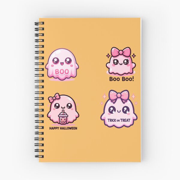Item preview, Pink ghost Halloween vibes stickers and more designed and sold by CRandRRstickers.