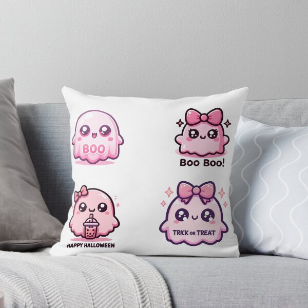 Item preview, Pink ghost Halloween vibes stickers and more designed and sold by CRandRRstickers.
