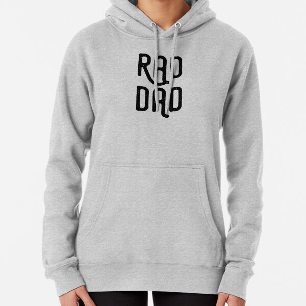 Rad Dad - Black Lettering Pullover Hoodie