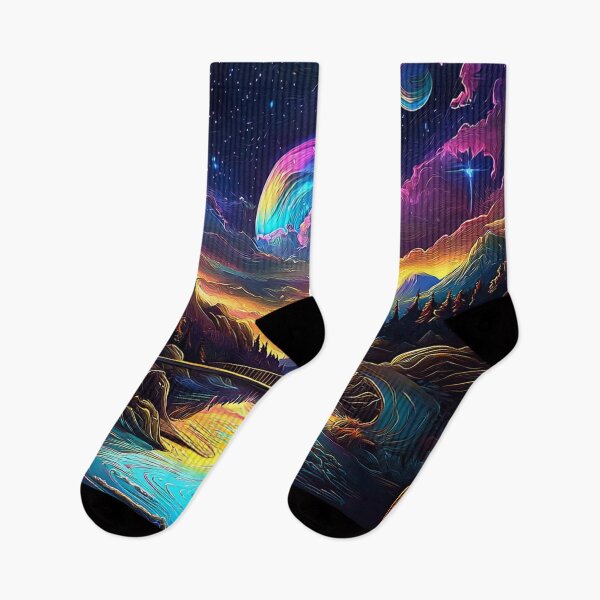 Item preview, Twin Stars: Psychedelic, Trippy, Acid, LSD, Space, Cosmos designed and sold by Fantasy Masterpiece.