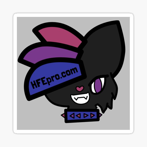 Bi Punk Fox Sticker