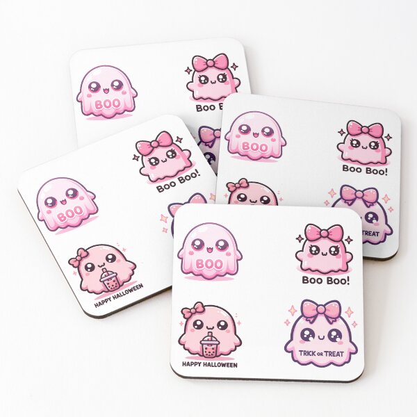 Item preview, Pink ghost Halloween vibes stickers and more designed and sold by CRandRRstickers.
