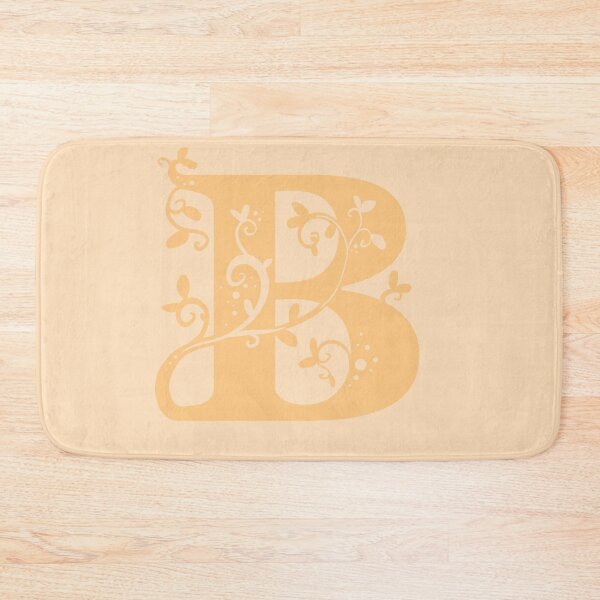 Item preview, Orange Capital Letter B With Vines V2 designed and sold by Victoria Lehnard.