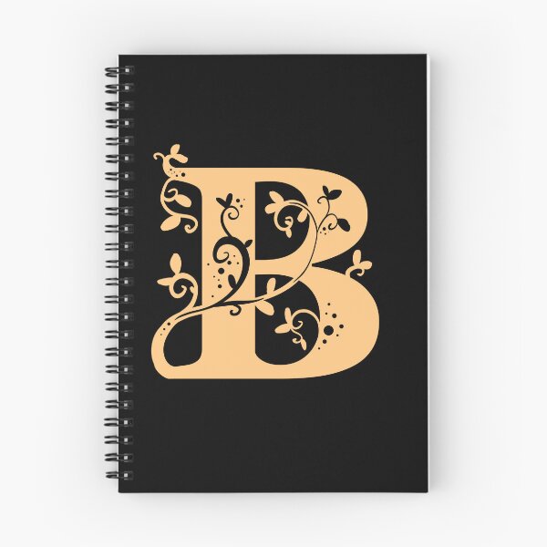Item preview, Orange Capital Letter B With Vines V3 designed and sold by Victoria Lehnard.