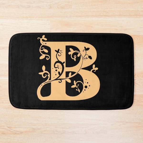 Item preview, Orange Capital Letter B With Vines V3 designed and sold by Victoria Lehnard.