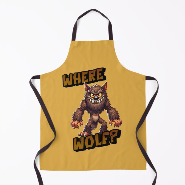 Item preview, Where Wolf? - Chad a fuzzy lovable Werewolf out hunting for candy on Halloween designed and sold by 3DAF.