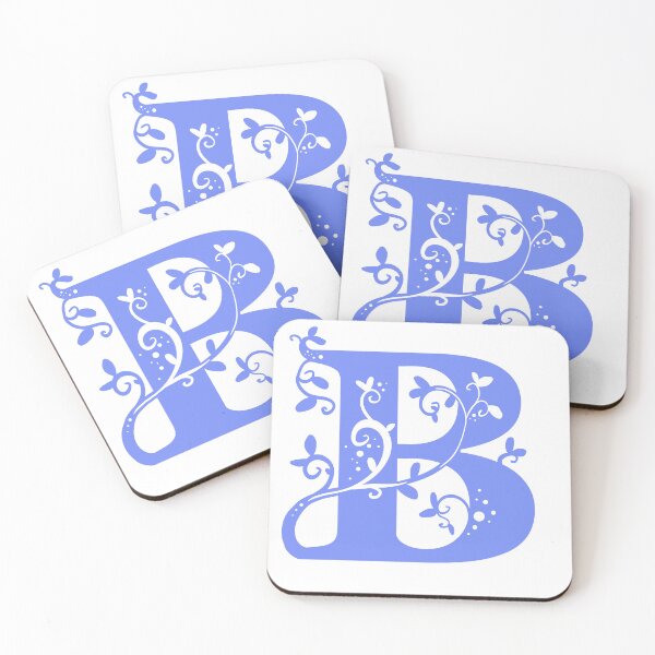 Item preview, Violet Capital Letter B With Vines designed and sold by Victoria Lehnard.