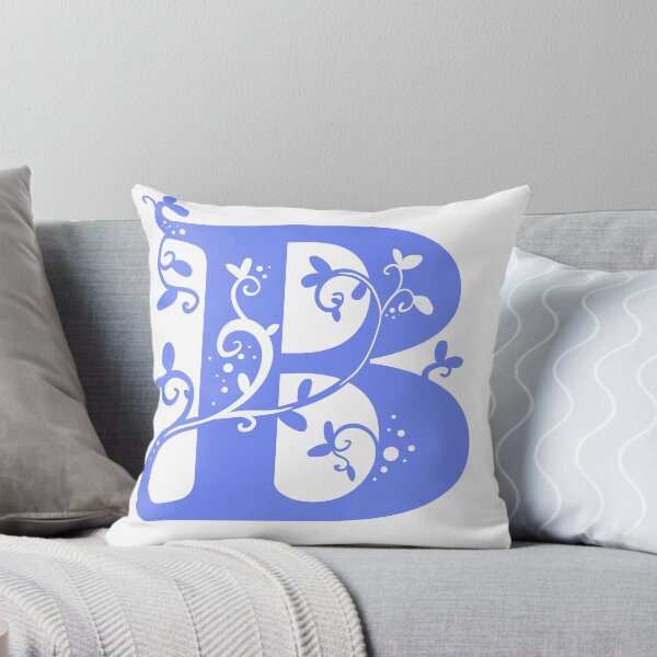 Item preview, Violet Capital Letter B With Vines designed and sold by Victoria Lehnard.