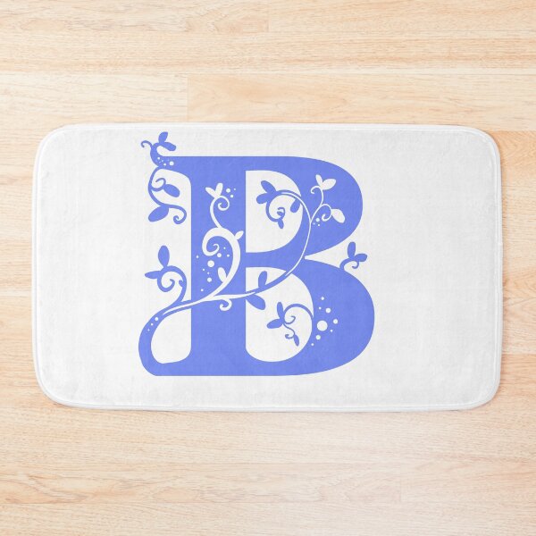 Item preview, Violet Capital Letter B With Vines designed and sold by Victoria Lehnard.