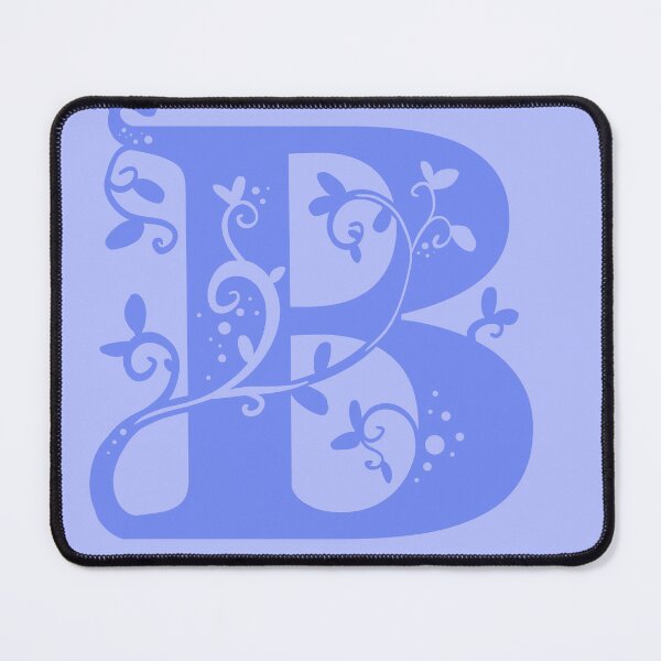 Item preview, Violet Capital Letter B With Vines V2 designed and sold by Victoria Lehnard.