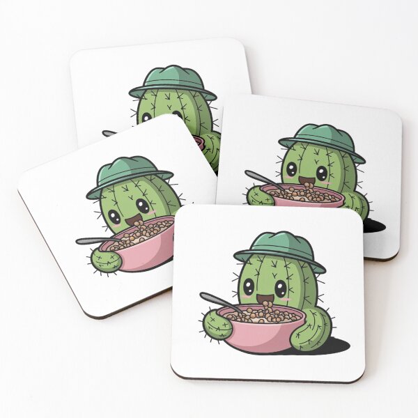 Item preview, The cactus eats cereals designed and sold by JonysCreativeDesigns.