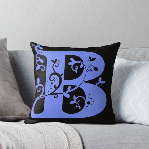 Item preview, Violet Capital Letter B With Vines V3 designed and sold by Victoria Lehnard.