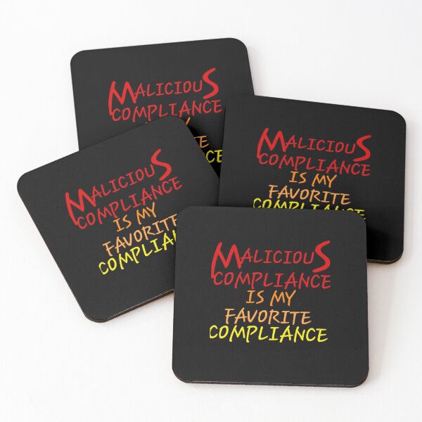 Item preview, Malicious Compliance  designed and sold by DancingCreek.