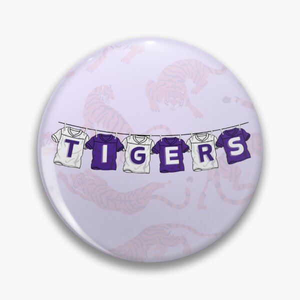 Item preview, Tigers Jersey Button designed and sold by KatyBethDunn.