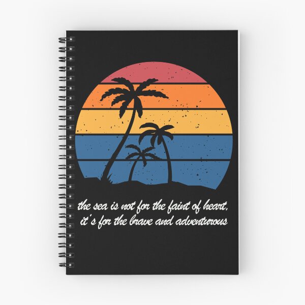 Item preview, Brave Adventurer’s Sunset Beach - Inspirational Quote Design designed and sold by TeeMint5.