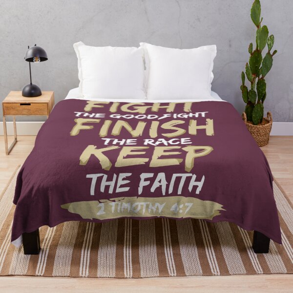 Item preview, Fight The Good Fight Finish The Race Keep The Faith 2 Timothy 4 designed and sold by teenugs.