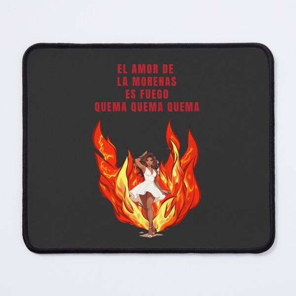 Item preview, THE LOVE OF BRUNETTES IS FIRE BURNS BURNS BURNS designed and sold by La Loca.