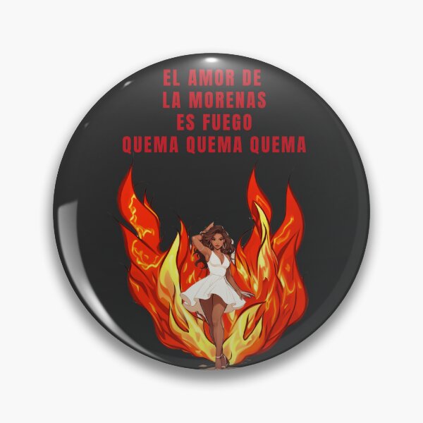 Item preview, THE LOVE OF BRUNETTES IS FIRE BURNS BURNS BURNS designed and sold by La Loca.