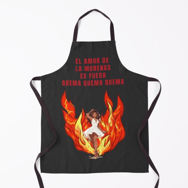 Item preview, THE LOVE OF BRUNETTES IS FIRE BURNS BURNS BURNS designed and sold by La Loca.