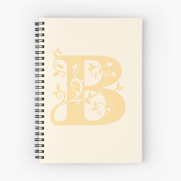 Item preview, Yellow Capital Letter B With Vines V2 designed and sold by Victoria Lehnard.