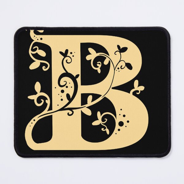 Item preview, Yellow Capital Letter B With Vines V3 designed and sold by Victoria Lehnard.