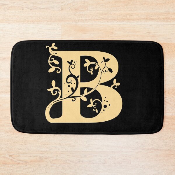 Item preview, Yellow Capital Letter B With Vines V3 designed and sold by Victoria Lehnard.
