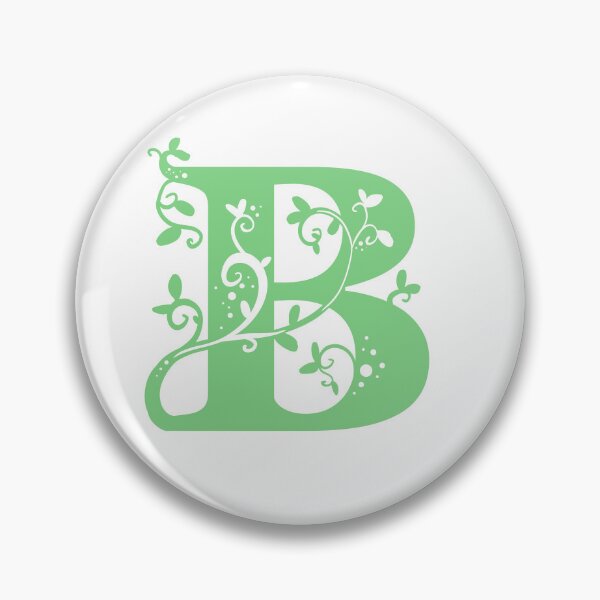 Item preview, Green Capital Letter B With Vines designed and sold by Victoria Lehnard.